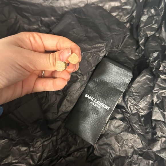 Saint Lauren- TRIBUTE PLATFORM SANDALS IN SMOOTH LEATHER - Picture 6 of 7